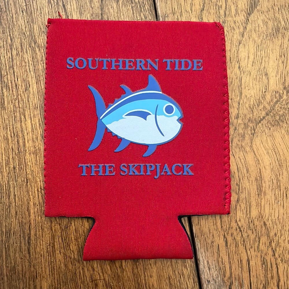 Southern Tide Koozie - Red